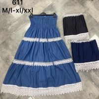 Sukienka damska      611   Roz  M-L-XL-XXL  Mix kolor 