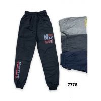 Spodnie dresowe chłopięce      7778-2  Roz  13-16  Mix kolor  