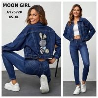 Kurtka jeansowa damska      GY7572 Roz  XS-XL 1 kolor  
