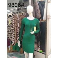 Sukienki sweter damski       9806  Roz  Standard  Mix kolor