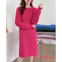 Sukienki sweter damski       WJT-2029  Roz  Standard  Mix kolor 