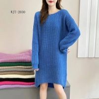 Sukienki sweter damski       WJT-2030  Roz  Standard  Mix kolor  