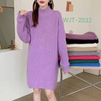 Sukienki sweter damski       WJT-2032  Roz  Standard  Mix kolor  