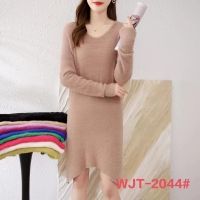 Sukienki sweter damski       WJT-2044  Roz  Standard  Mix kolor  
