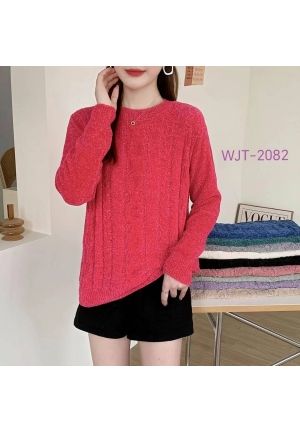Sweter damski      WJT-2082  Roz  Standard  Mix kolor 